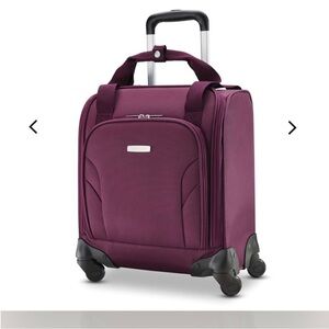 Samsonite Underseater Roller Bag Plum NWT